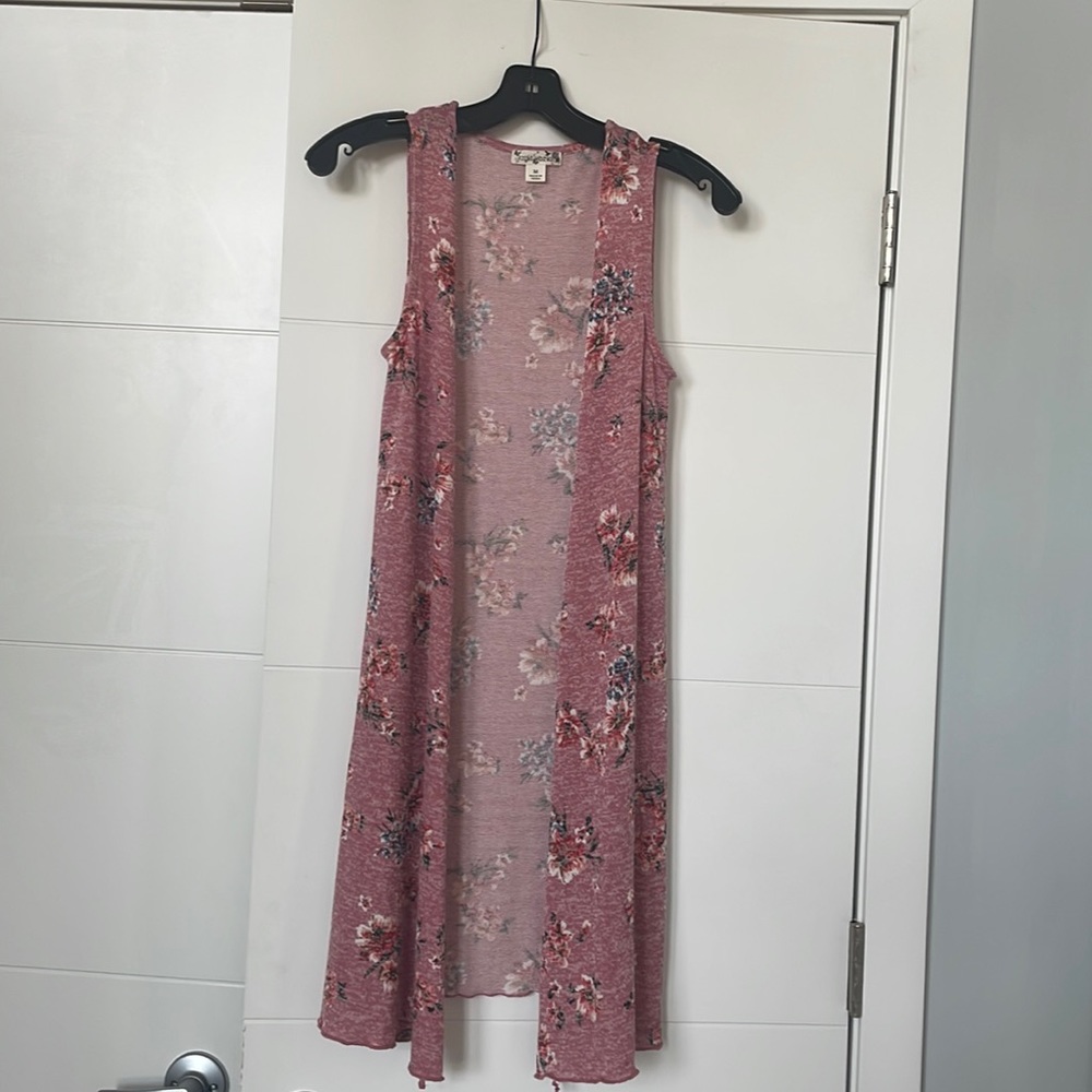 Girls Knit Works long vest size M